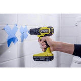 RYOBI ONE+ HP 18V Brushless Cordless Compact 1/2 in. Hammer Drill Kit with (1) 1.5 Ah Battery, Charger, & 40PC Bit Set