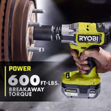 RYOBI ONE+ HP 18V Brushless Cordless 4-Mode 1/2 in. Impact Wrench (Tool Only) w/ 1/2 in. SAE Deep Impact Socket Set (11-PC)
