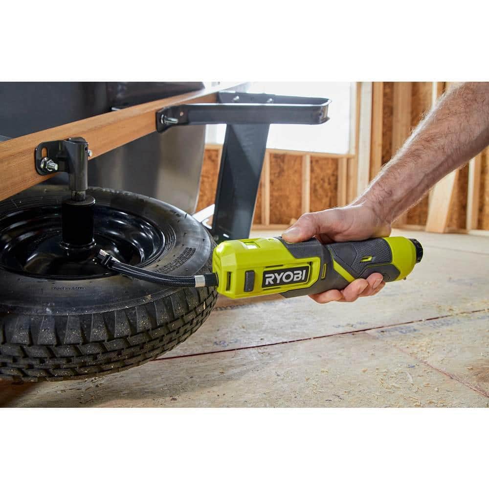RYOBI USB Lithium High Pressure Inflator Kit with 2.0Ah USB Lithium Battery