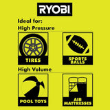 RYOBI ONE+ 18V Cordless Dual Function Inflator/Deflator(Tool Only)
