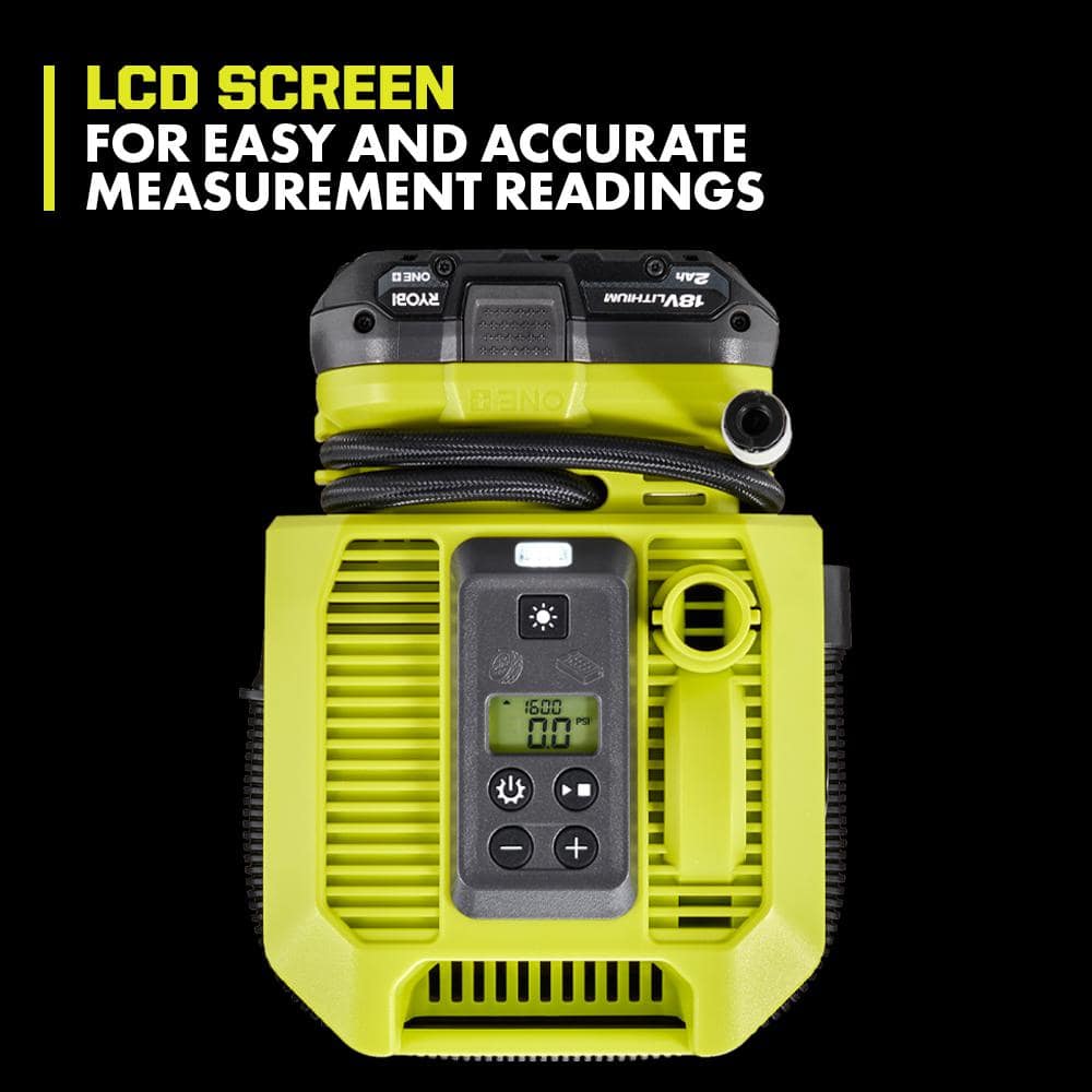 RYOBI ONE+ 18V Cordless Dual Function Inflator/Deflator(Tool Only)