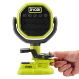 RYOBI ONE+ 18V Cordless VERSE Clamp Speaker (2-Pack) Kit with 1.5 Ah Battery and Charger