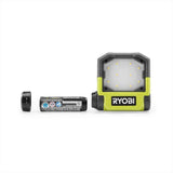 RYOBI 500 Lumens LED USB Lithium Pivoting Flip Light Kit 3-Mode with Battery and Charging Cable (2-Pack)