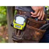RYOBI 500 Lumens LED USB Lithium Pivoting Flip Light Kit 3-Mode with Battery and Charging Cable (2-Pack)
