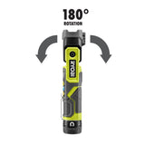RYOBI USB Lithium Pivoting 625 Lumens Head Light Kit with 2.0 Ah Battery, Charging Cable, and USB Lithium 2.0 Ah Battery