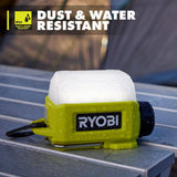 RYOBI USB Lithium Compact Cordless Area Light Kit with (1) 2Ah USB Battery and Charging Cable