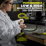 RYOBI ONE+ 18V Cordless LED Magnifying Clamp Light 2-Pack (Tools Only)