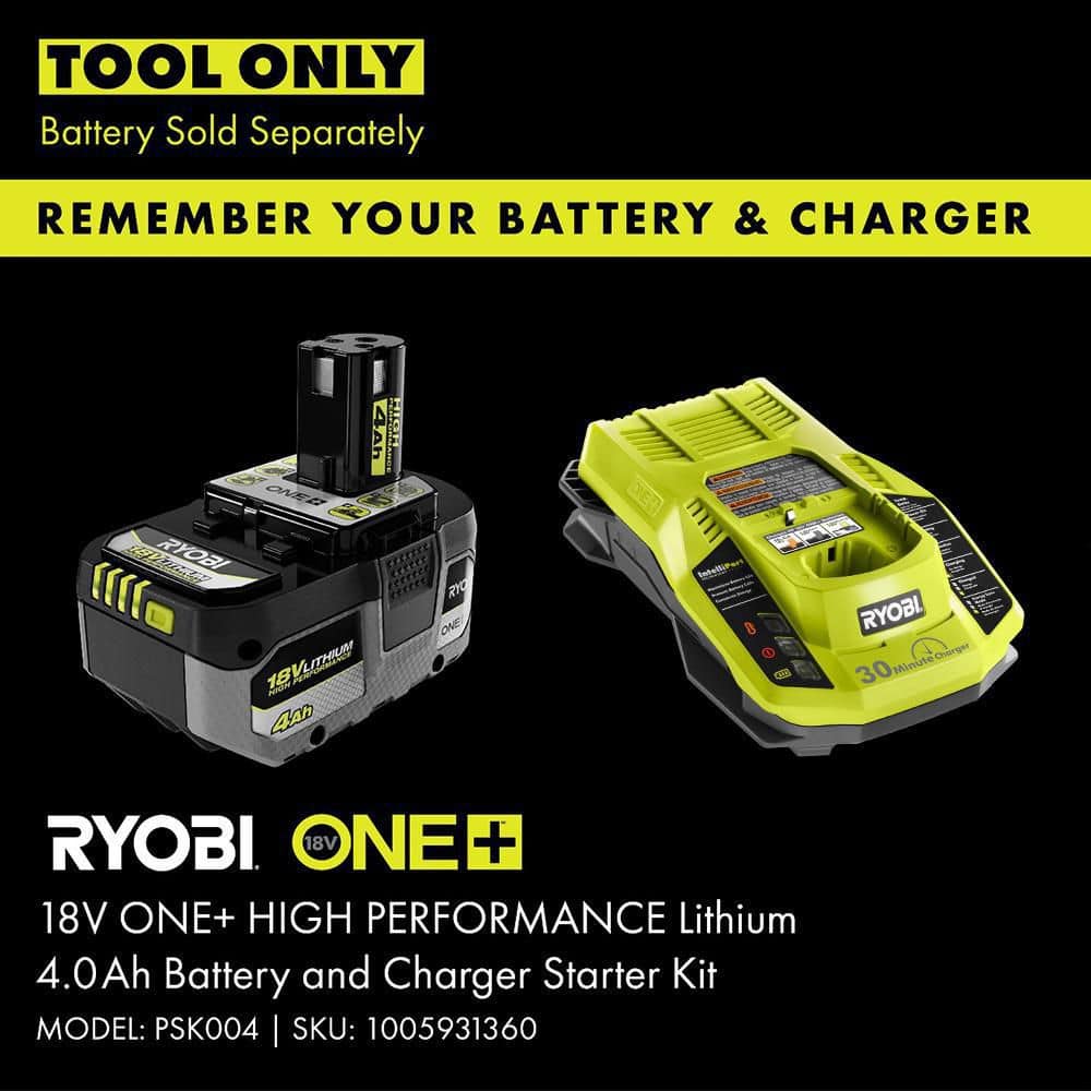 RYOBI ONE+ HP 18V Brushless Cordless 10 in. Sliding Compound Miter Saw (Tool Only) with Foldable Miter Saw QUICKSTAND