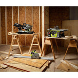 RYOBI ONE+ HP 18V Brushless Cordless 10 in. Sliding Compound Miter Saw Kit with (3) 4.0 Ah Batteries and Charger