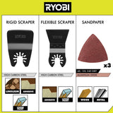 RYOBI 4-Piece Wood Oscillating Multi-Tool Blade Set with 16-Piece Oscillating Multi-Tool Blade Accessory Set