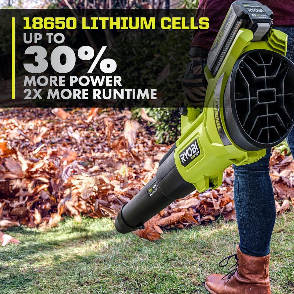 RYOBI 40-Volt Lithium-Ion 4.0 Ah Battery and Charger
