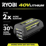 RYOBI 40-Volt Lithium-Ion 4.0 Ah Battery and Charger