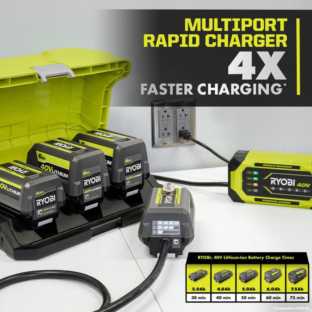 RYOBI 40V Backpack Battery Power Supply (Tool Only)