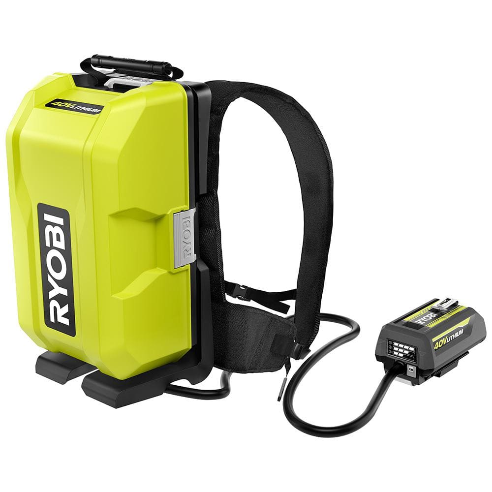 RYOBI 40V Backpack Battery Power Supply (Tool Only)