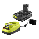 RYOBI ONE+ 18V Cordless 3-1/4 in. Planer with Dust Bag, 2.0 Ah Battery, and Charger