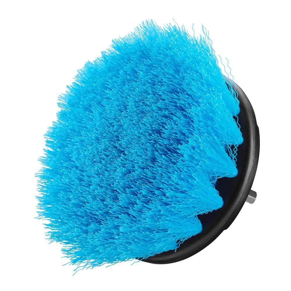RYOBI Multipurpose Cleaning Kit (4-Piece) with (1) Soft Brush, (1) Medium Brush, (1) Hard Brush, and (1) Medium 360° Brush