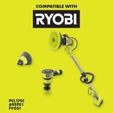 RYOBI Multipurpose Cleaning Kit (4-Piece) with (1) Soft Brush, (1) Medium Brush, (1) Hard Brush, and (1) Medium 360° Brush