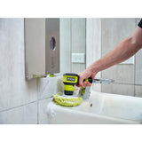 RYOBI USB Lithium Compact Scrubber Kit with 2.0 Ah Battery, USB Charging Cord, and 2 in. Medium Bristle Brush (2-Pack)