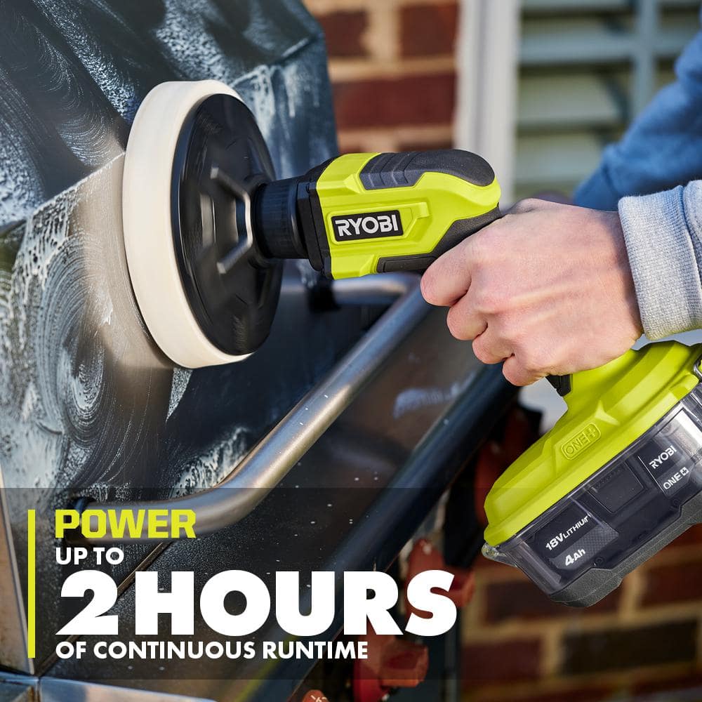 RYOBI ONE+ 18V Cordless Power Scrubber (Tool Only)