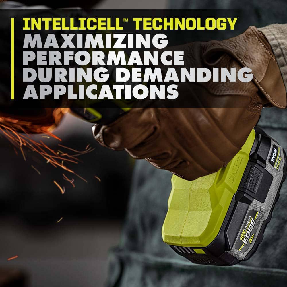 RYOBI ONE+ 18V 4.0 Ah Lithium-Ion HIGH PERFORMANCE EDGE Battery