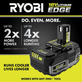 RYOBI ONE+ 18V 4.0 Ah Lithium-Ion HIGH PERFORMANCE EDGE Battery