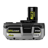 RYOBI ONE+ 18V HIGH PERFORMANCE Lithium-Ion (2) 4.0 Ah and (2) 6.0 Ah Batteries with (2) 4.0 Ah Lithium-Ion Batteries