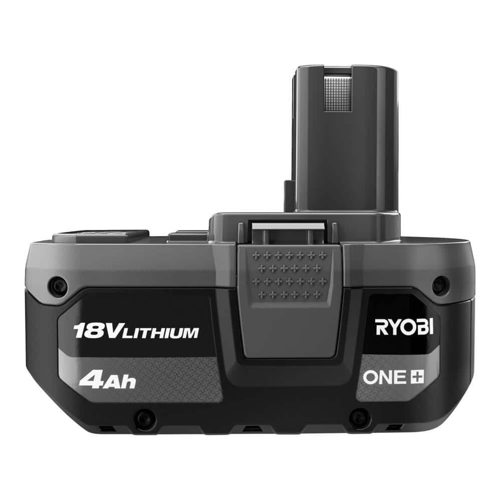RYOBI ONE+ 18V Lithium-Ion 4.0 Ah Battery (2-Pack) with ONE+ 18V Lithium-Ion 2.0 Ah Compact Battery (2-Pack)