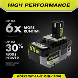 RYOBI ONE+ HP 18V HIGH PERFORMANCE Lithium-Ion 6.0 Ah Battery (2-Pack)