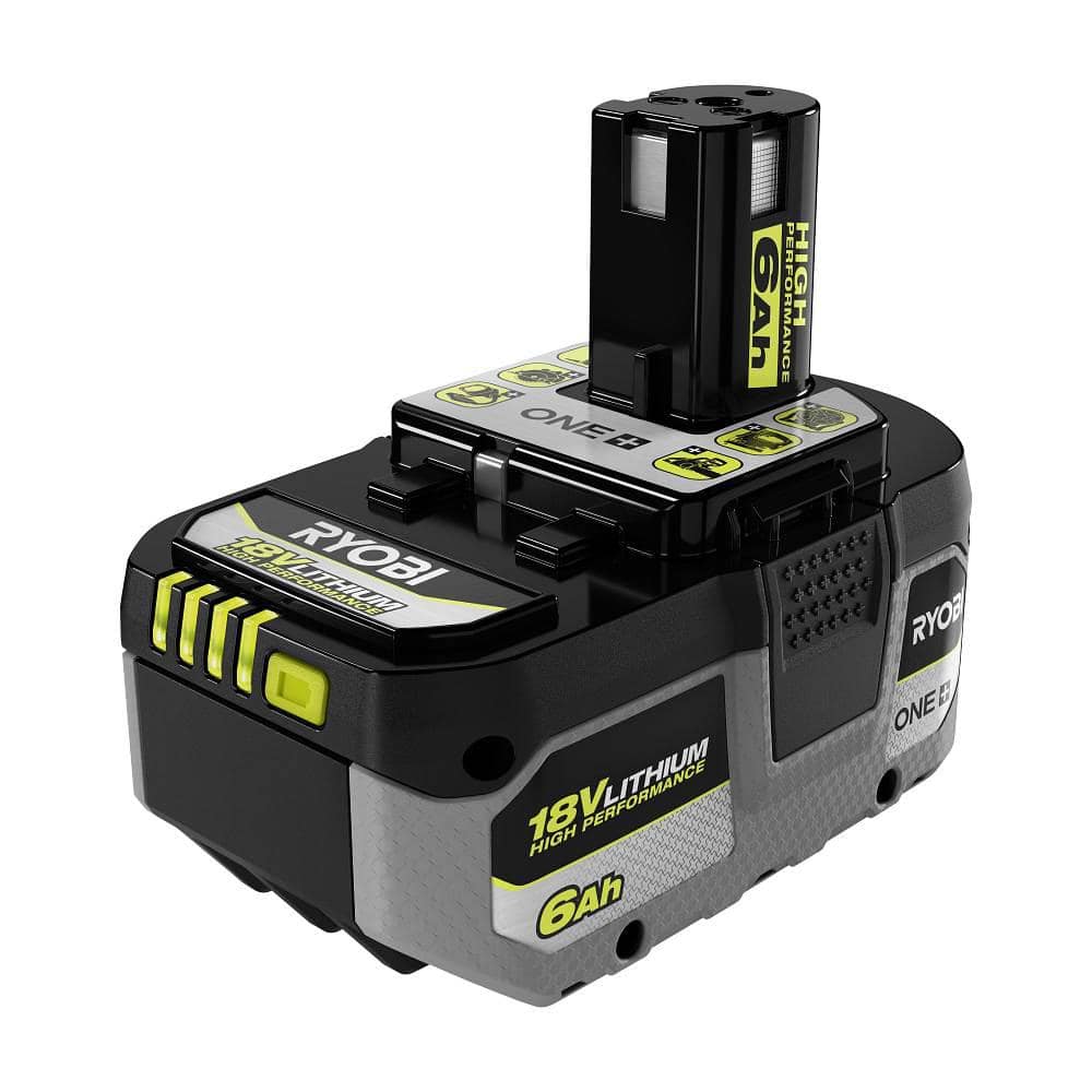 RYOBI ONE+ HP 18V HIGH PERFORMANCE Lithium-Ion 6.0 Ah Battery (2-Pack) with FREE 2.0 Ah Battery (2-Pack)