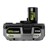 RYOBI ONE+ HP 18V HIGH PERFORMANCE Lithium-Ion 6.0 Ah Battery (2-Pack) with FREE 2.0 Ah Battery (2-Pack)