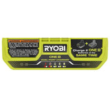 RYOBI ONE+ 18V Dual-Port Simultaneous Charger with ONE+ 18V 4.0 Ah Lithium-Ion Battery (2-Pack)