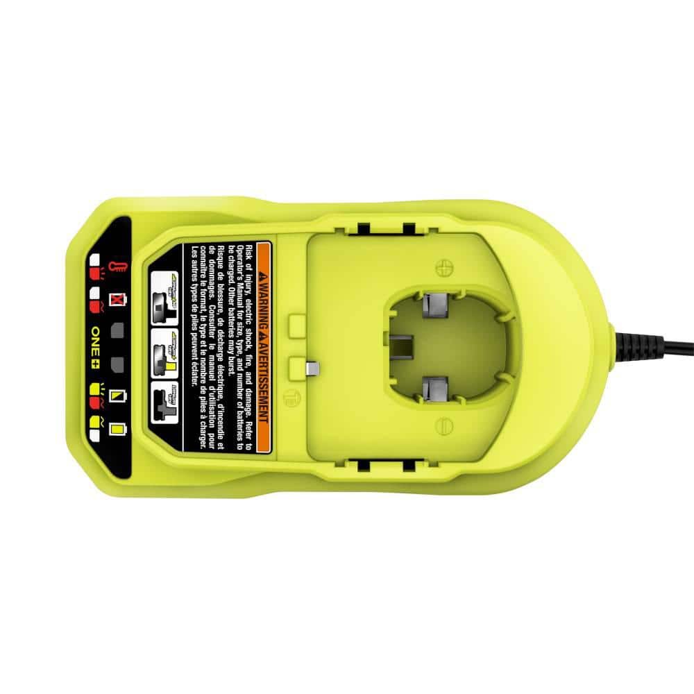 RYOBI ONE+ 18V Lithium-Ion 2.0 Ah Compact Battery and Charger Starter Kit