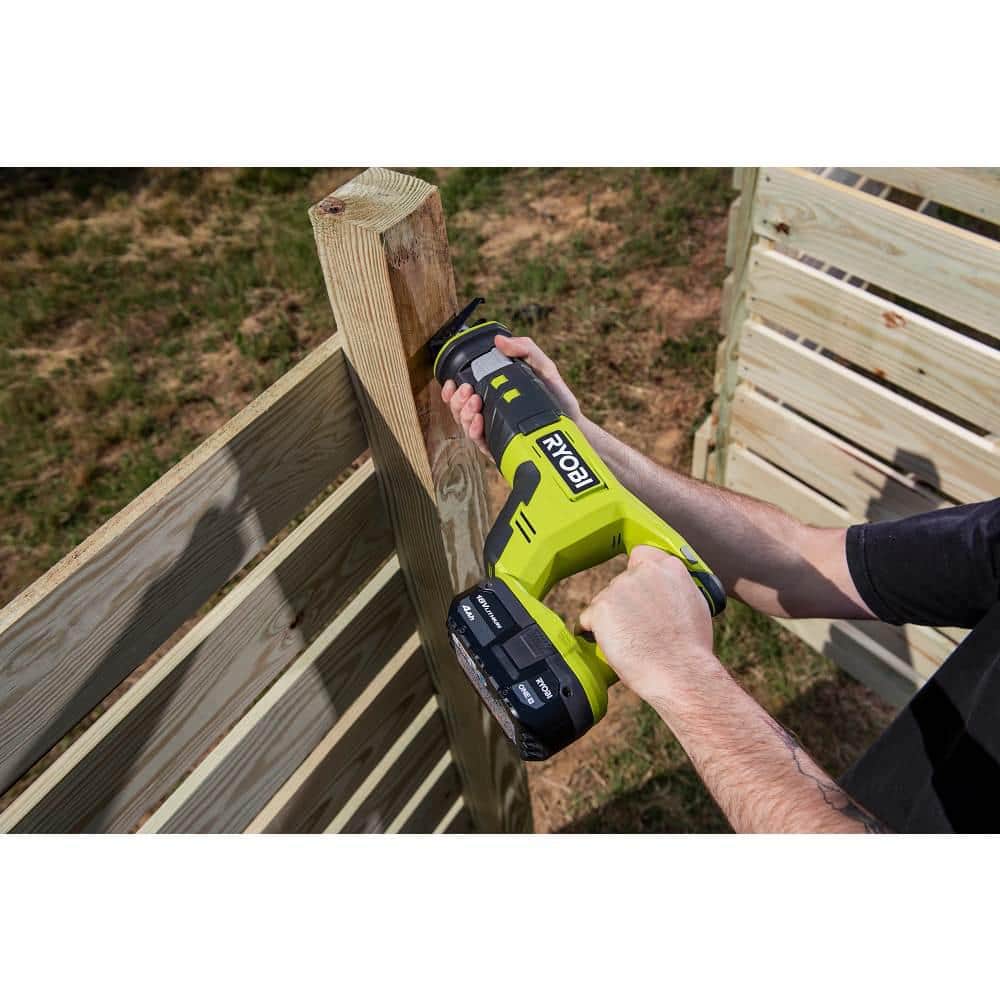 RYOBI ONE+ 18V Lithium-Ion Starter Kit with 2.0 Ah Battery, 4.0 Ah Battery, and Charger