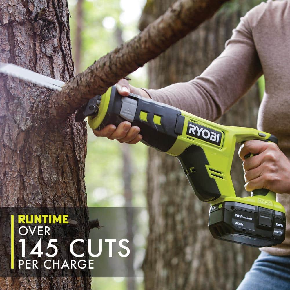 RYOBI ONE+ HP 18V Brushless Cordless 2-Tool Combo Kit w/(2) 2.0 Ah Batteries, Charger, Bag, & FREE Cordless Reciprocating Saw