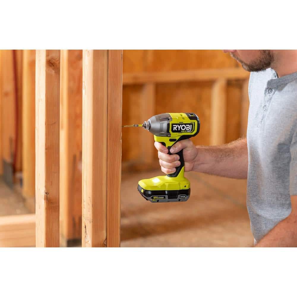 RYOBI ONE+ HP 18V Brushless Cordless 8-Tool Combo Kit w/ Batteries, Charger, & Bag w/ FREE (2) 6.0 HIGH PERFORMANCE Batteries
