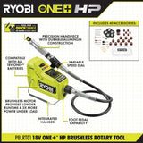 RYOBI ONE+ 18V Cordless 2-Tool Combo Kit with ONE+ HP Brushless Rotary Tool and Cordless Magnifying Clamp Light (Tools Only)