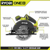 RYOBI ONE+ 18V Cordless 4-Tool Combo Kit with 1.5 Ah Battery, 4.0 Ah Battery, and Charger