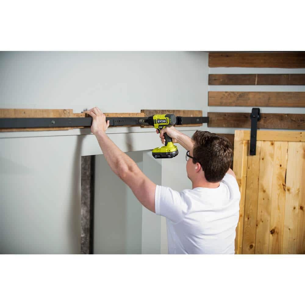 RYOBI ONE+ 18V Cordless 4-Tool Combo Kit with 1.5 Ah Battery, 4.0 Ah Battery, and Charger