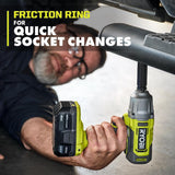 RYOBI ONE+ 18V Cordless 2-Tool Combo Kit with 1/2 in. Impact Wrench, 3/8 in. Impact Wrench, 4.0 Ah Battery, and Charger
