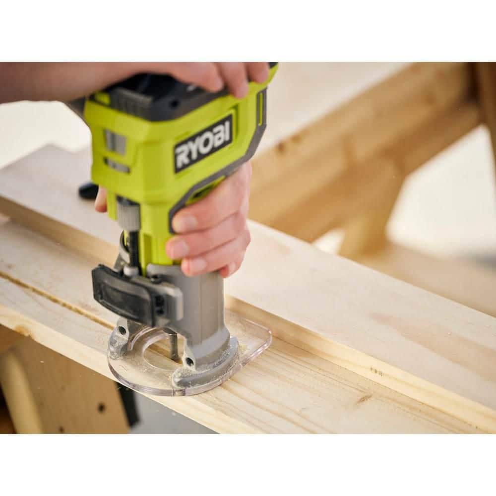 RYOBI ONE+ 18V Cordless 2-Tool Combo Kit with Compact Fixed Base Router and 5 in. Random Orbit Sander (Tools Only)