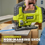 RYOBI ONE+ 18V Cordless 2-Tool Combo Kit with 5-1/2 in. Circular Saw and Jig Saw (Tools Only)