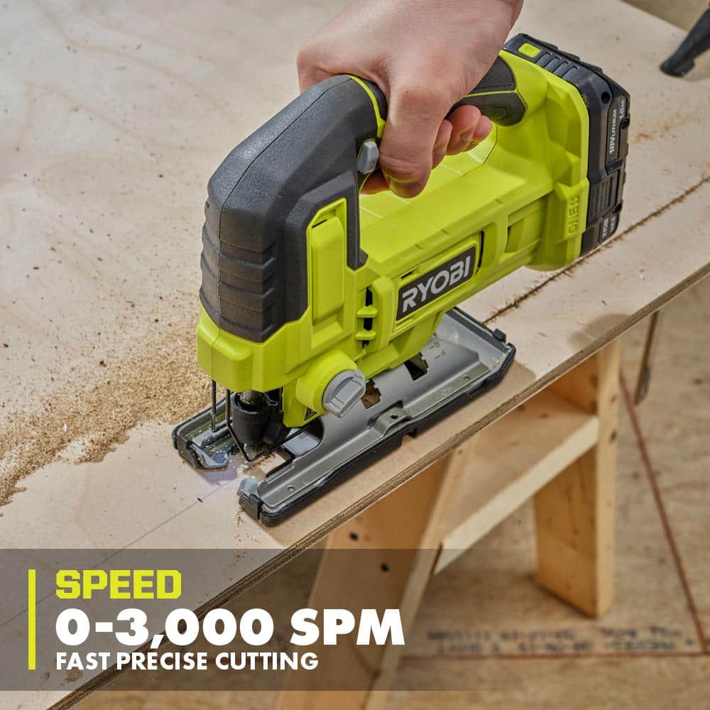 RYOBI ONE+ 18V Cordless 2-Tool Combo Kit with 5-1/2 in. Circular Saw and Jig Saw (Tools Only)