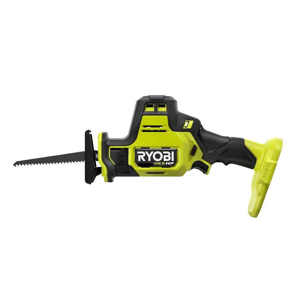 RYOBI ONE+ HP 18V Brushless Cordless Compact 2-Tool Combo Kit with Drill/Driver, One-Handed Recip Saw, 2 Ah Battery, & Charger