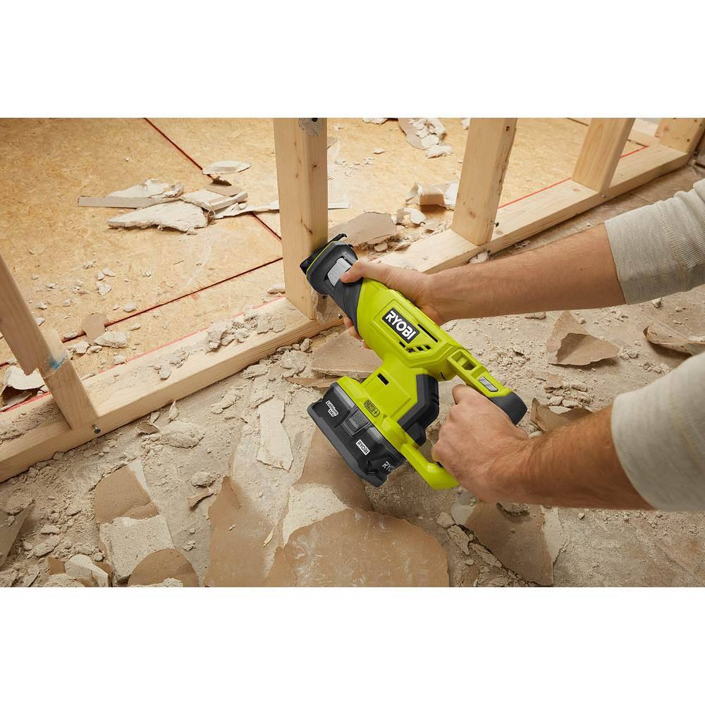 RYOBI ONE+ 18V Cordless Reciprocating Saw (Tool-Only), P519