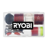 RYOBI 12V Cordless Rotary Tool Kit with Rotary Tool 29-Piece Sanding and Polishing Kit (For Wood, Metal and Plastic)