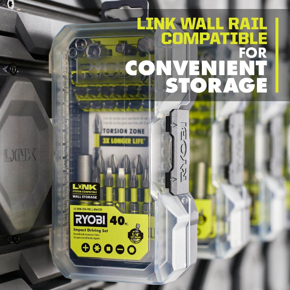 RYOBI Impact Rated Driving Set (40-Piece)