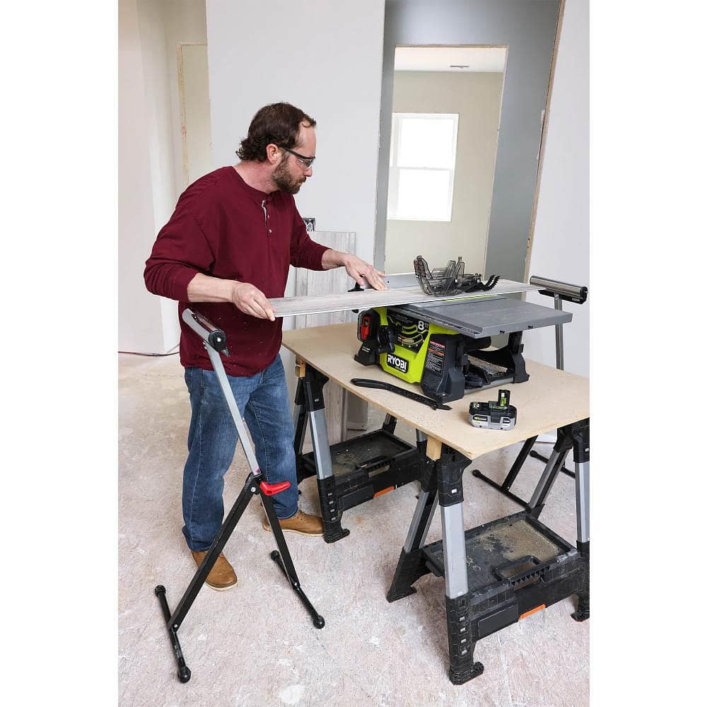 RYOBI ONE+ HP 18V Brushless Cordless 8-1/4 in. Compact Portable Jobsite Table Saw Kit with (2) 4.0 Ah Batteries and Charger