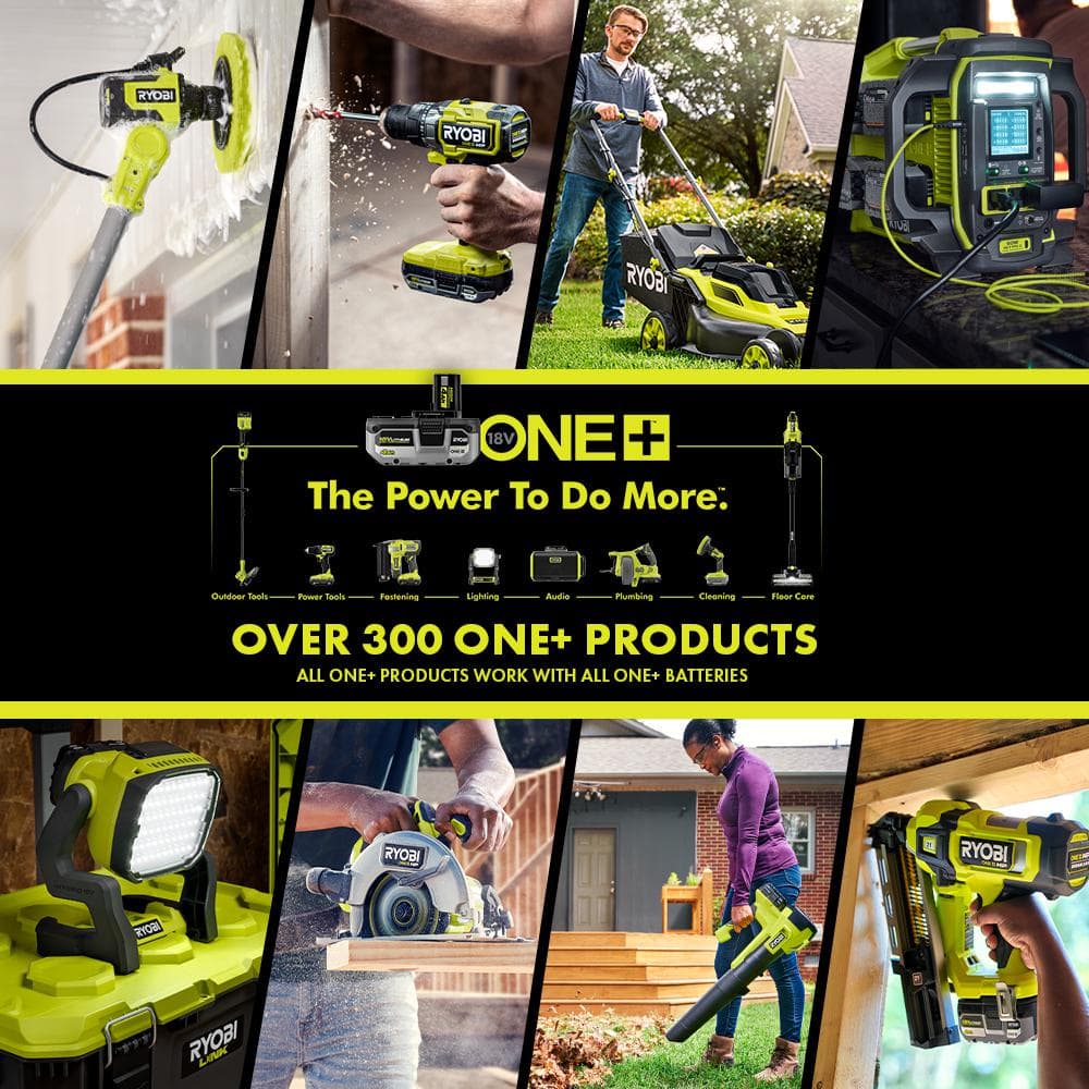 RYOBI ONE+ HP 18V Brushless Cordless 8-1/4 in. Compact Portable Jobsite Table Saw Kit with (2) 4.0 Ah Batteries and Charger