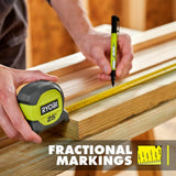 RYOBI 25 Ft. Compact Tape Measure 2-Pack