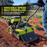 RYOBI 40V HP Brushless 18 in. Battery Powered Rear Tine Tiller (Tool Only)